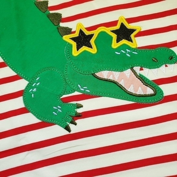 4th of July Alligator Applique T-Shirt Boutique - Picture 3 of 3